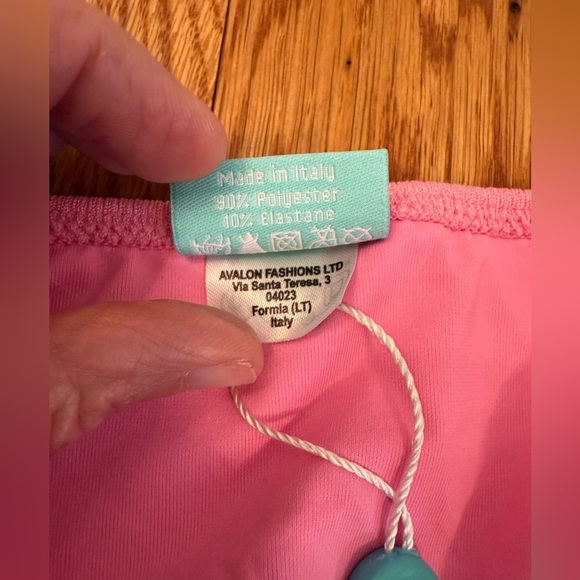 Melissa Odabash Ribbed Pink Bikini Bottoms Size 10 - Picture 5 of 10